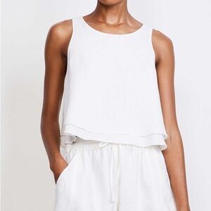 Apiece Apart Agnes Top in Cream